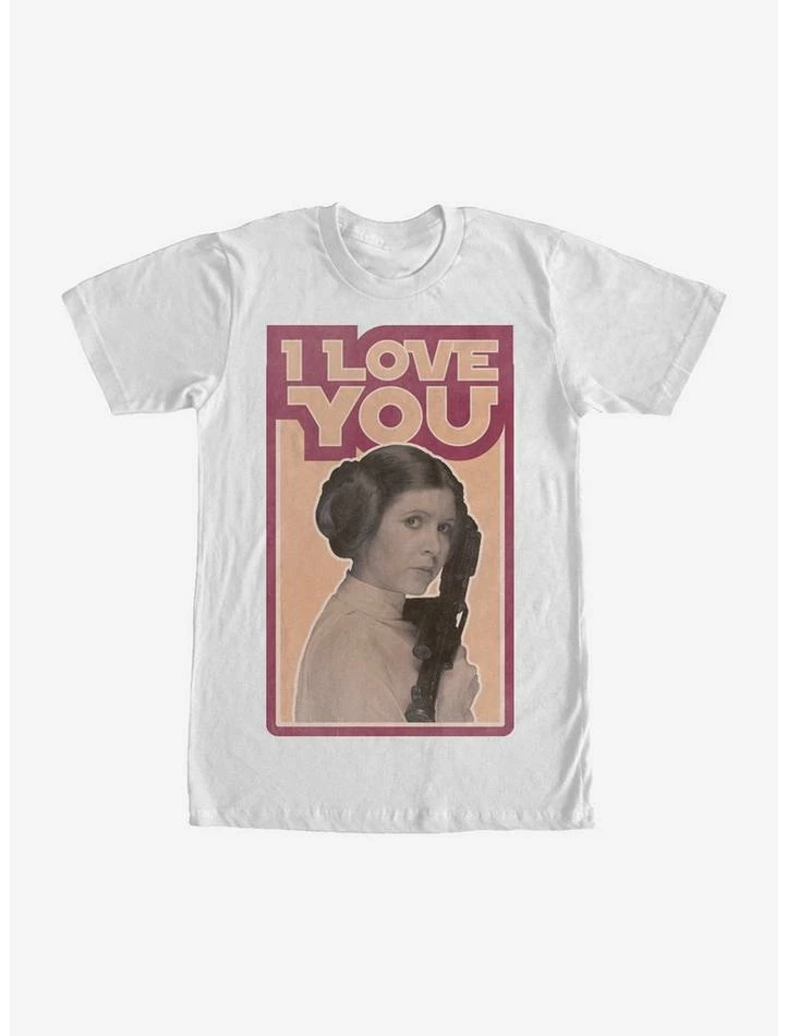 Deals ✨ Star Wars Princess Leia Quote I Love You T-Shirt ✔️ 4 Deals ✨ Star Wars Princess Leia Quote I Love You T-Shirt ✔️ - Image 2