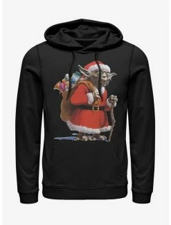 Best Sale ⌛ Star Wars 🔔 Christmas Santa Yoda Hoodie 🛒