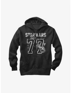 Best Pirce ✨ Star Wars Star Wars 77 Athletic Print Hoodie 🧨