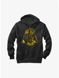 Best Pirce 😀 Star Wars Hawaiian Print Darth Vader Helmet Hoodie ⌛