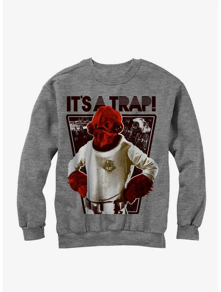 Coupon ✨ Star Wars Ackbar It's a Trap Sweatshirt ⭐ 3 Coupon ✨ Star Wars Ackbar It's a Trap Sweatshirt ⭐