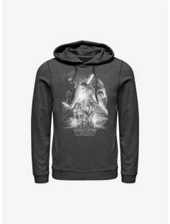 Discount 💯 Star Wars Episode VII The Force Awakens Poster Hoodie 👏