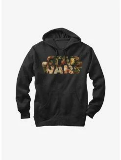 Best deal 🛒 Star Wars Floral Print Logo Hoodie 😉