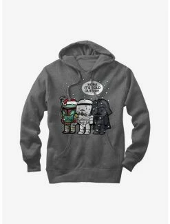 Best deal 🛒 Star Wars 🎄 Christmas Boba It's Cold Outside Hoodie ⭐