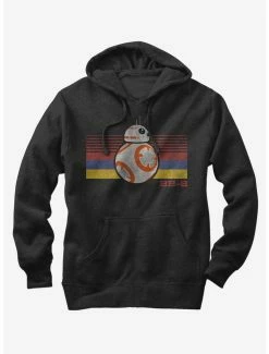 Flash Sale 👍 Star Wars BB-8 Retro Stripes Hoodie 🔔
