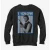 New 🌟 Star Wars Han Solo Quote I Know 👧 Girls Sweatshirt 😍 -Star Wars Clothing Sales 11469900 hi