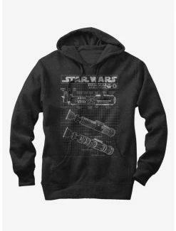 Budget ✔️ Star Wars Lightsaber Diagram Hoodie 🔥