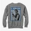 Wholesale ✨ Star Wars Han Solo Quote I Know 👧 Girls Sweatshirt 😍 -Star Wars Clothing Sales 11474050 hi