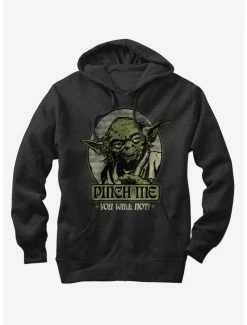 Best reviews of ✔️ Star Wars Yoda Pinch Me You Will Not Hoodie 💯