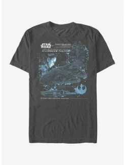 Best reviews of 😀 Star Wars Millennium Falcon Plans T-Shirt ✔️ -Star Wars Clothing Sales 11483643 hi