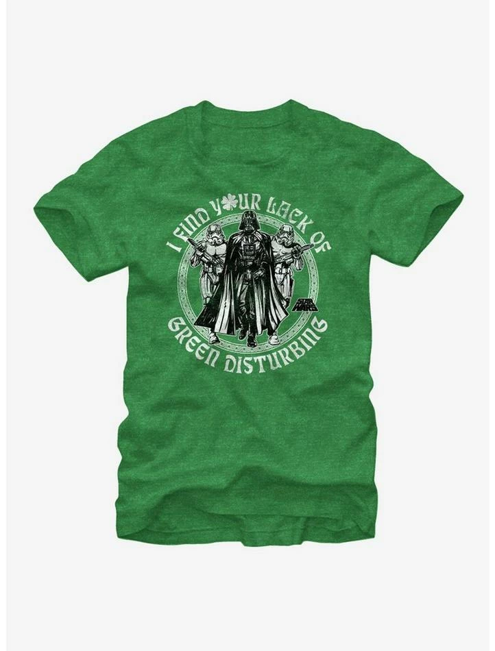 Discount ๐ Star Wars I Find Your Lack of Green Disturbing T-Shirt ๐ 3 Discount ๐ Star Wars I Find Your Lack of Green Disturbing T-Shirt ๐