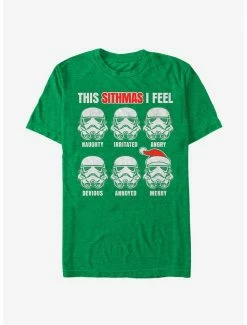 New ✔️ Star Wars ❄ Christmas Sithmas Stormtroopers T-Shirt 👏