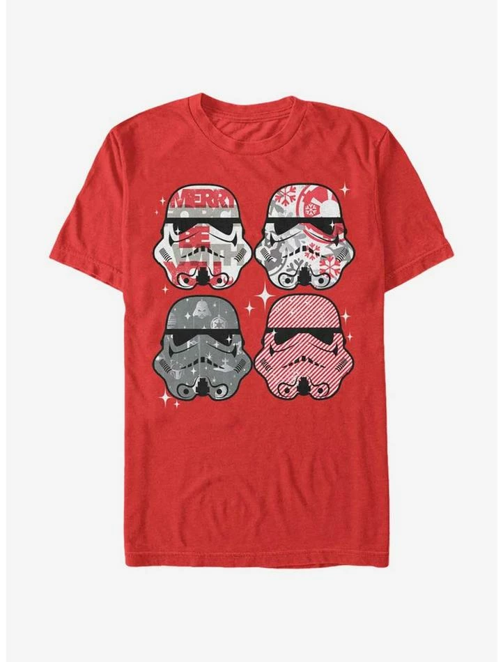 Budget ๐ Star Wars ๐ Christmas Stormtrooper Helmets T-Shirt ๐ 3 Budget ๐ Star Wars ๐ Christmas Stormtrooper Helmets T-Shirt ๐