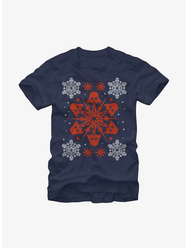 Hot Sale โ๏ธ Star Wars ๐ Christmas Darth Vader Snowflake T-Shirt ๐ 3 Hot Sale โ๏ธ Star Wars ๐ Christmas Darth Vader Snowflake T-Shirt ๐