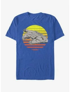 Discount ✨ Star Wars Millennium Falcon Sunset T-Shirt 💯 -Star Wars Clothing Sales 11487584 hi