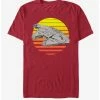 Discount ✨ Star Wars Millennium Falcon Sunset T-Shirt 💯 -Star Wars Clothing Sales 11489113 hi
