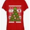 Wholesale 👍 Star Wars Ugly 🔔 Christmas Sweater Tree 👧 Girls T-Shirt 🤩 -Star Wars Clothing Sales 11490117 hi