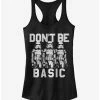 Flash Sale 🌟 Star Wars Don't Be Basic Stormtroopers 👧 Girls Tank Top 🔔 -Star Wars Clothing Sales 11492386 hi