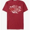 Cheap 🎁 Star Wars Millennium Falcon Profile T-Shirt 😉 -Star Wars Clothing Sales 11492473 hi