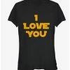 Top 10 👍 Star Wars Princess Leia I Love You 👧 Girls T-Shirt 🧨 -Star Wars Clothing Sales 11493491 hi