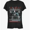 Deals 🧨 Star Wars Ugly 🎄 Christmas Sweater Duel 👧 Girls T-Shirt ✔️ -Star Wars Clothing Sales 11495055 hi