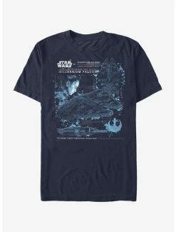 Best reviews of 😀 Star Wars Millennium Falcon Plans T-Shirt ✔️ -Star Wars Clothing Sales 11495168 hi