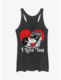 Best deal ❤️ Star Wars Han and Leia I Love You Heart 👧 Girls Tanks 😉