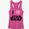 Cheapest 🎁 Star Wars True Love 👧 Girls Tanks 🤩