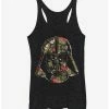 Best Pirce 🔔 Star Wars Tropical Print Darth Vader Helmet 👧 Girls Tanks 💯 -Star Wars Clothing Sales 11531059 hi