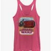 Cheap 😍 Star Wars Retro Rey Speeder 👧 Girls Tanks 🌟 -Star Wars Clothing Sales 11531674 hi