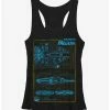 Best Sale 🧨 Star Wars Millennium Falcon Blueprint 👧 Girls Tanks 🛒 -Star Wars Clothing Sales 11532012 hi
