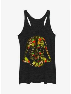 Best Pirce 🧨 Star Wars Hawaiian Print Darth Vader Helmet 👧 Girls Tanks 🔔