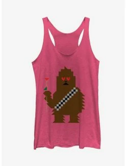 Deals ⭐ Star Wars Valentine's Day Chewbacca 👧 Girls Tanks 😉
