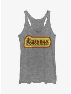 Best deal ❤️ Star Wars Retro Mighty Wookiee 👧 Girls Tanks 🧨