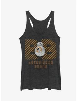 Wholesale 🔔 Star Wars BB-8 Astromech Droid Distressed 👧 Girls Tanks 🔔