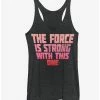 Flash Sale 😍 Star Wars Force is Strong With This One 👧 Girls Tanks 🔔 -Star Wars Clothing Sales 11535406 hi