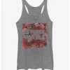 Brand new ⌛ Star Wars Rose Floral Print Logo 👧 Girls Tanks 🎉 -Star Wars Clothing Sales 11535497 hi