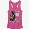 Wholesale 😀 Star Wars Yoda Follow Your Heart 👧 Girls Tanks ✔️ -Star Wars Clothing Sales 11535560 hi