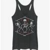 Brand new ❤️ Halloween Vader Skeleton Dance 👧 Girls Tank 🎁 -Star Wars Clothing Sales 11719679 hi