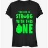 Best deal ⭐ Lucasfilm Star Wars Luck is Strong 👧 Girls T-Shirt 😀 -Star Wars Clothing Sales 11888203 hi