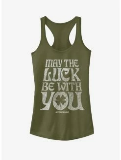 Cheap 🔥 Lucasfilm Star Wars Luck Be With You 👧 Girls Tank ❤️