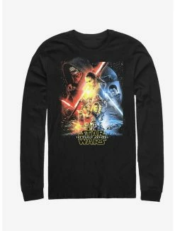 Best deal ⌛ Star Wars Divided Poster Long-Sleeve T-Shirt 🎉