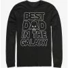 Discount 😍 Star Wars Darth Vader Galaxy Dad Long-Sleeve T-Shirt 🔔 -Star Wars Clothing Sales 11922841 hi
