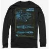 Best Sale 🔔 Star Wars Updated MF Schematics Long-Sleeve T-Shirt 👍 -Star Wars Clothing Sales 11922883 hi