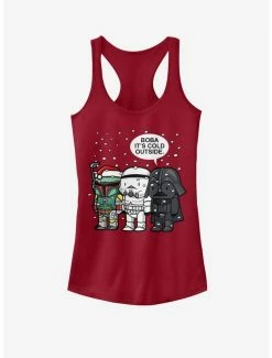 Top 10 👍 Star Wars Boba It's Cold 👧 Girls Tank ✨