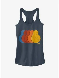 Wholesale 😍 Star Wars BB-8 Retro Rainbow 👧 Girls Tank 🎉