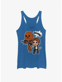 Best deal 🔔 Star Wars Han Solo and Chewbacca 👧 Girls Tank ⭐