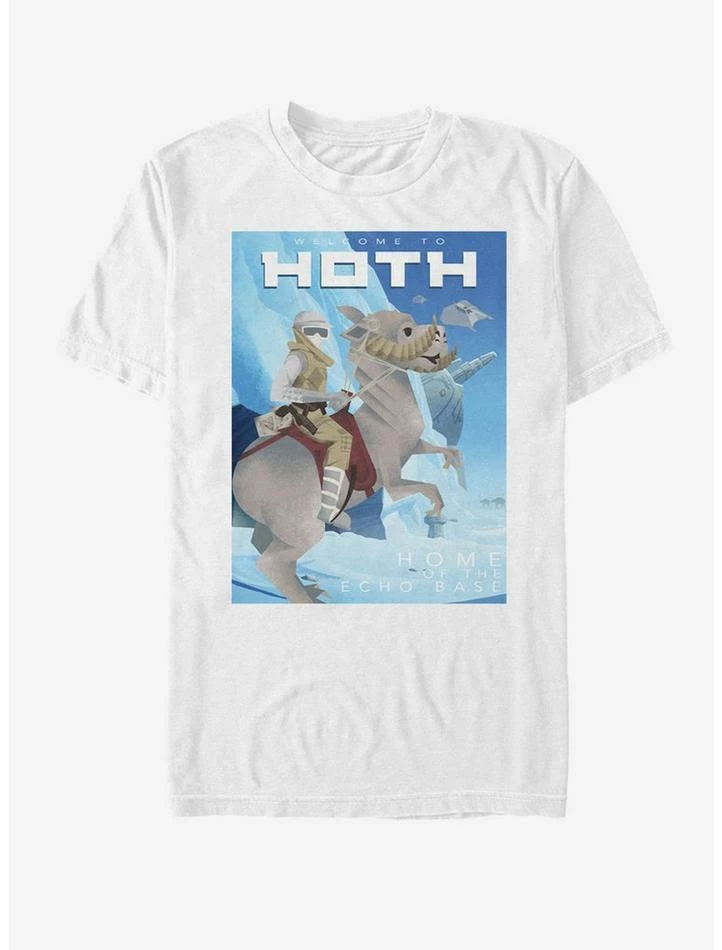 Buy 😉 Star Wars Hoth Poster T-Shirt ⭐ 3 Buy 😉 Star Wars Hoth Poster T-Shirt ⭐