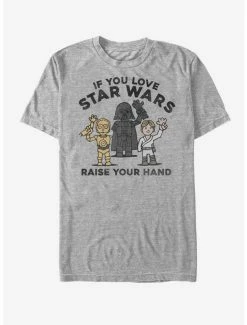 Top 10 😀 Star Wars Raise Your Hands T-Shirt 🤩 -Star Wars Clothing Sales 12336398 hi 1