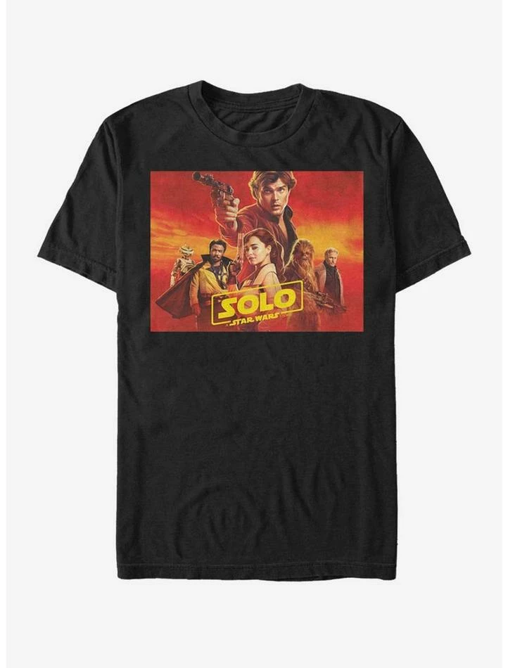 Discount 💯 Star Wars Han Team Closeup Poster T-Shirt ✔️ 3 Discount 💯 Star Wars Han Team Closeup Poster T-Shirt ✔️